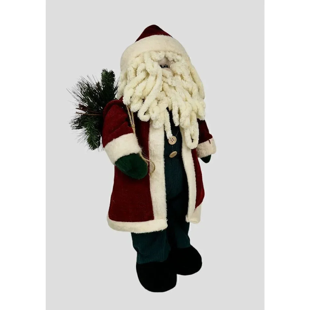 Santa Handmade Farmhouse Country Rustic Christmas Holiday 19” Tall